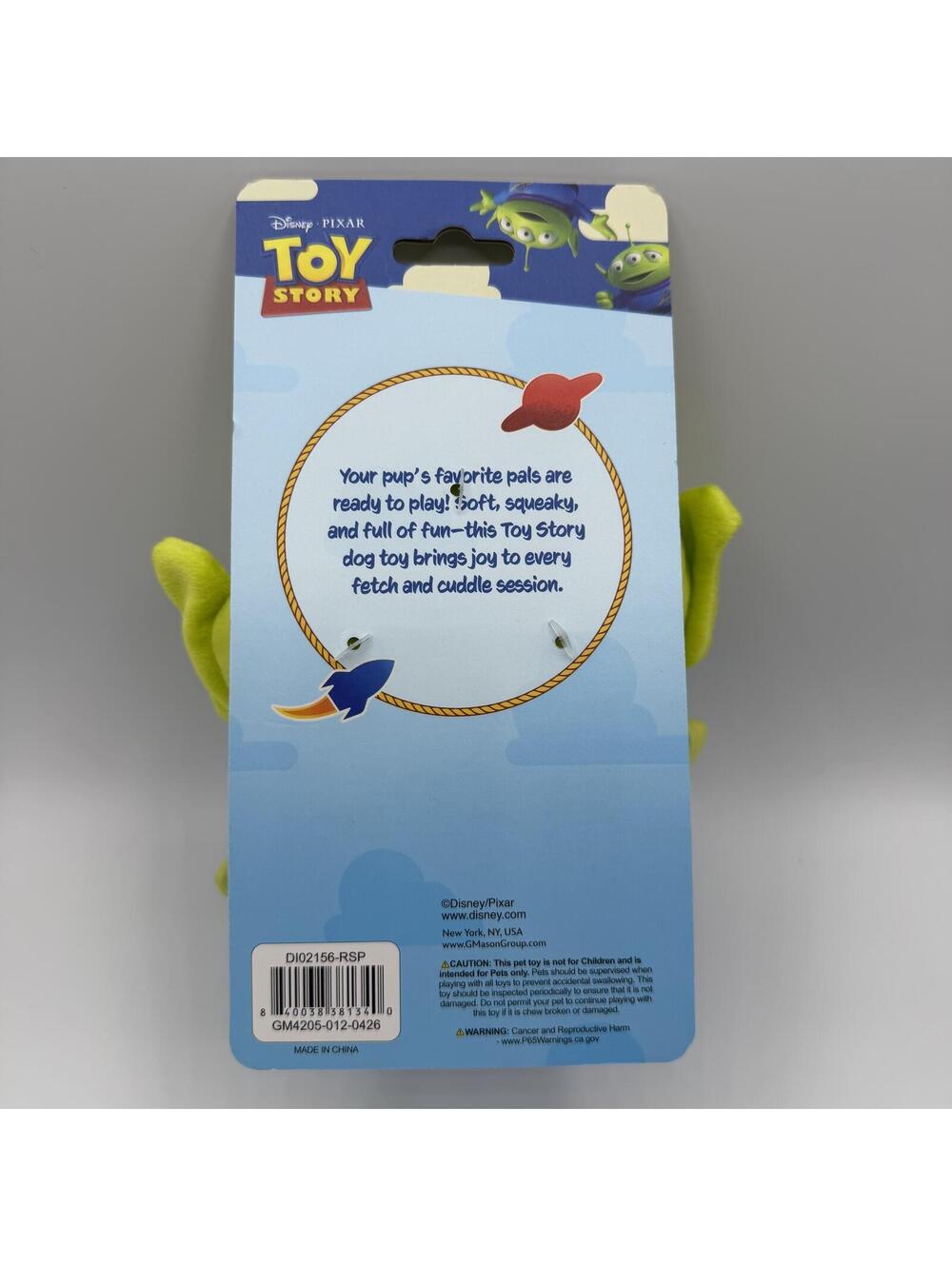 Dog Toy Squeaker Plush Disney Pixar Toy Story Little Green Men Soft Doll Squeaky - Picture 5 of 10